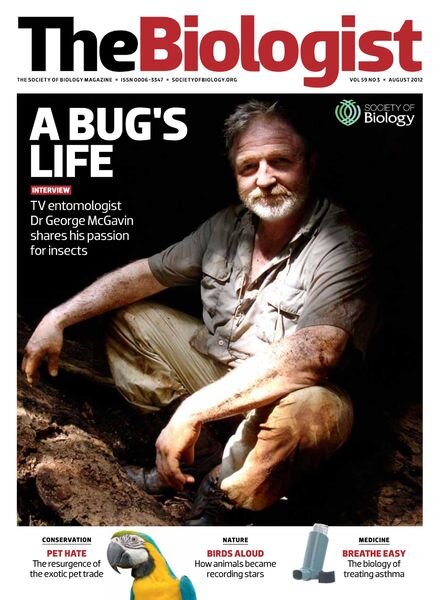 The Biologist – August 2012 Cover