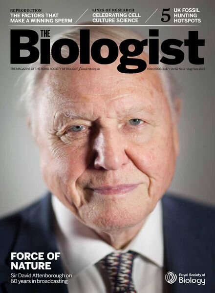 The Biologist – August- September 2015 Cover