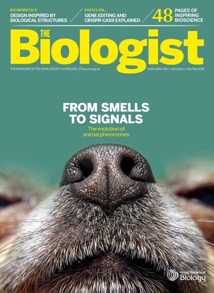The Biologist – February- March 2016 Cover