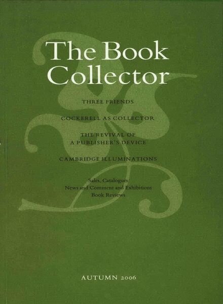 The Book Collector – Autumn 2006 Cover