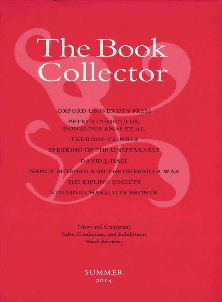 The Book Collector – Summer 2014 Cover