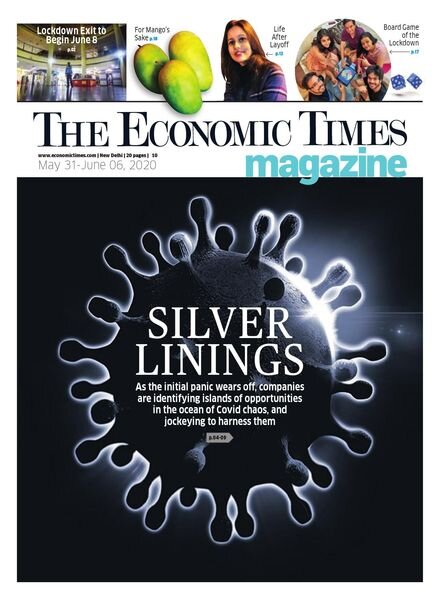 The Economic Times – May 31, 2020 Cover