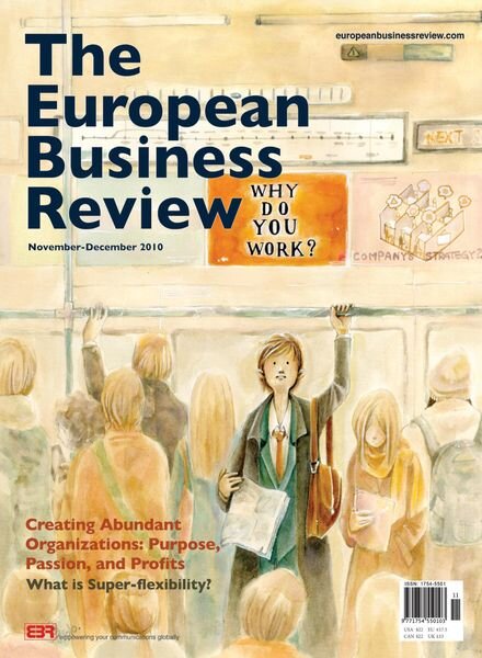 The European Business Review – November – December 2010 Cover