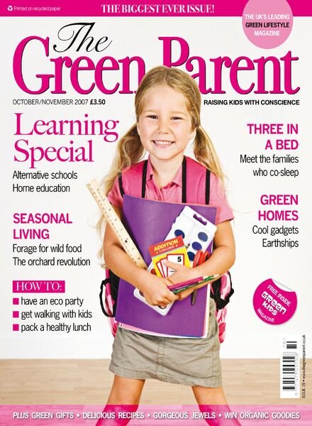 The Green Parent – October-November 2007 Cover