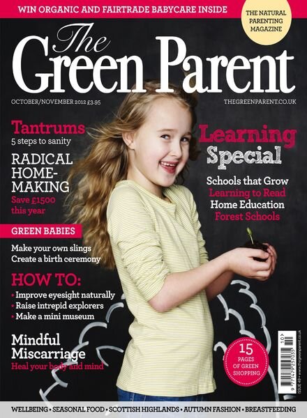 The Green Parent – October – November 2012 Cover