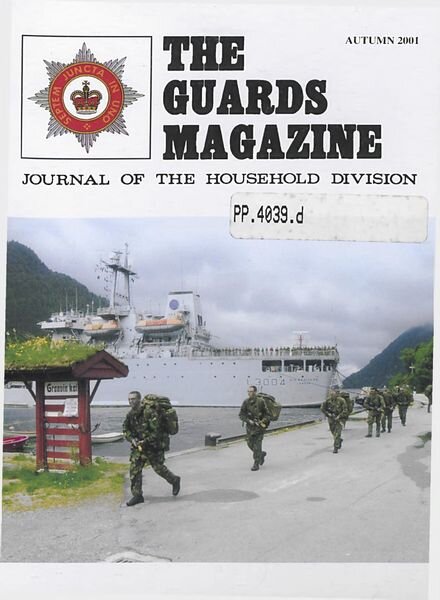 The Guards Magazine – Autumn 2001 Cover