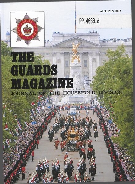 The Guards Magazine – Autumn 2002 Cover