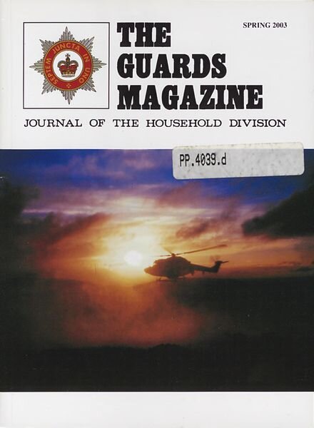 The Guards Magazine – Spring 2003 Cover