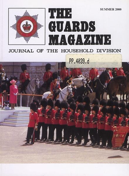 The Guards Magazine – Summer 2000 Cover
