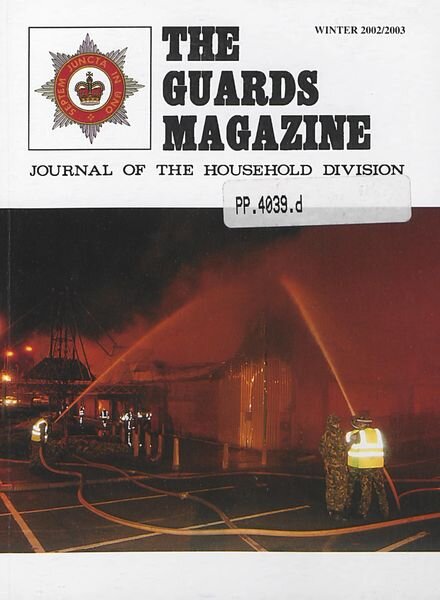 The Guards Magazine – Winter 2002 Cover