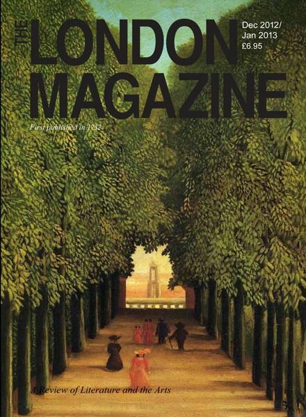 The London Magazine – December 2012- January 2013 Cover