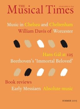 The Musical Times – Summer 2015