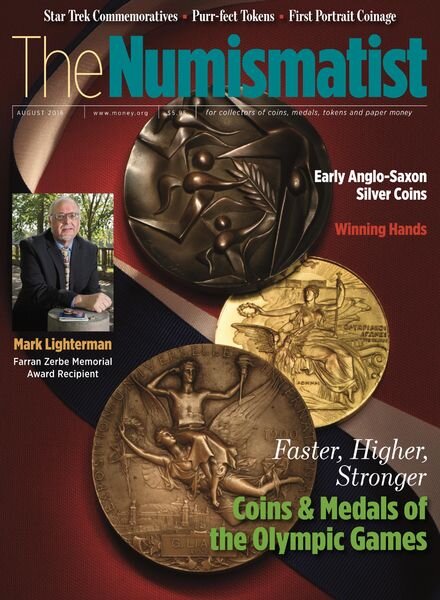 The Numismatist – August 2016 Cover