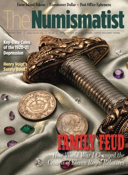 The Numismatist – February 2016 Cover