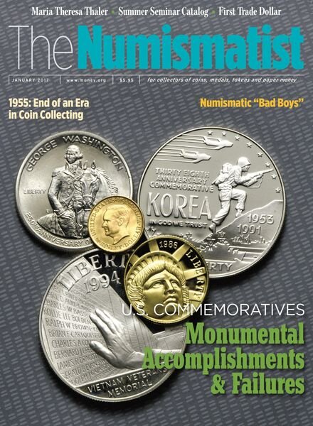 The Numismatist – January 2017 Cover