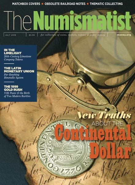 The Numismatist – July 2018 Cover