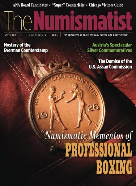 The Numismatist – June 2015 Cover