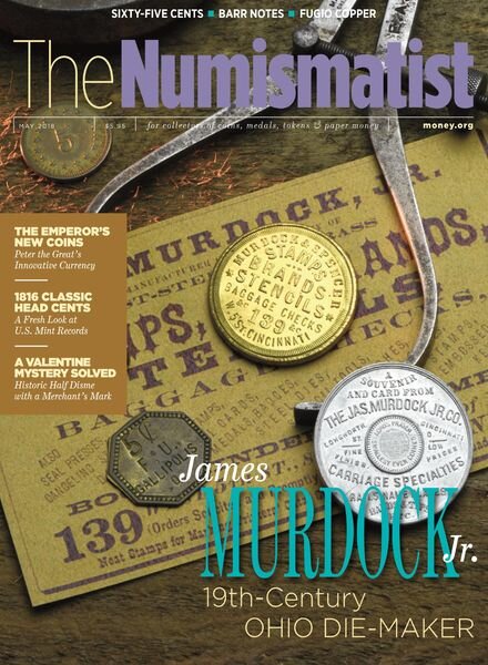 The Numismatist – May 2018 Cover
