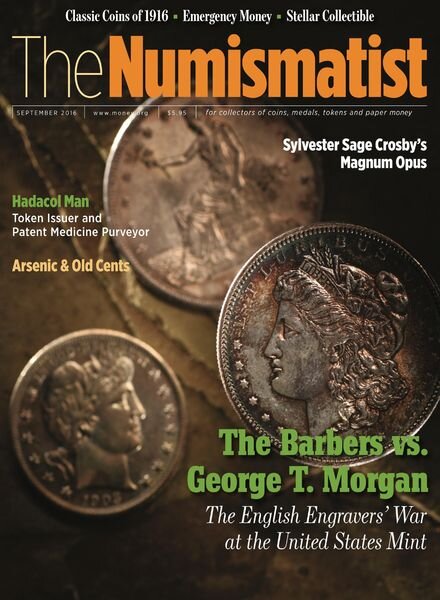 The Numismatist – September 2016 Cover