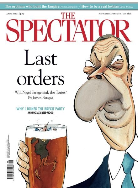 The Spectator – 04 April 2019 Cover