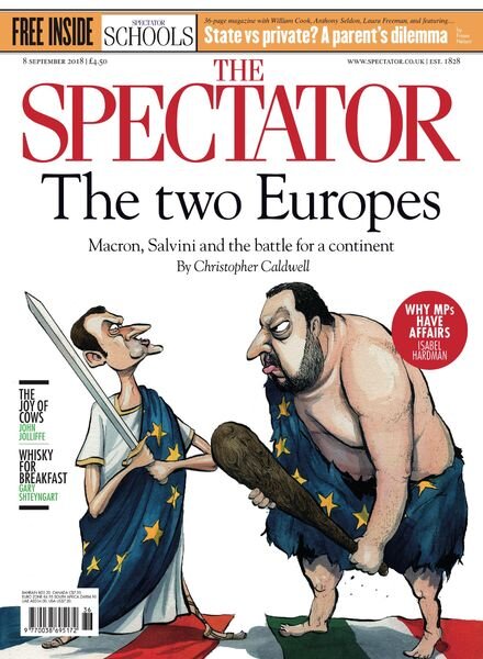 The Spectator – 07.09.2018 Cover