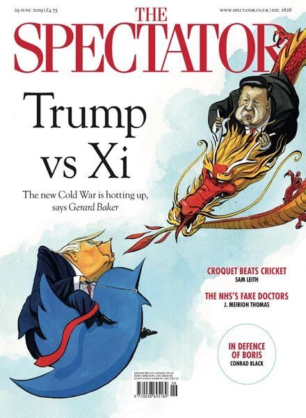 The Spectator – 29 June 2019 Cover
