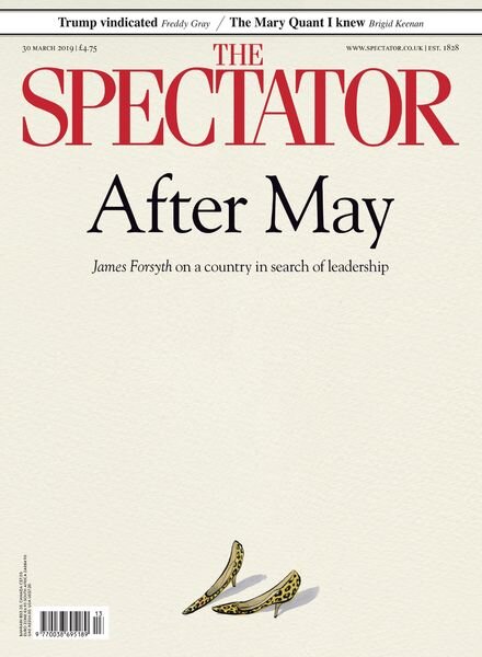 The Spectator – 30 March 2019 Cover