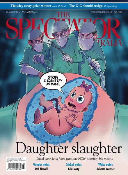 The Spectator Australia – 10 August 2019 Cover
