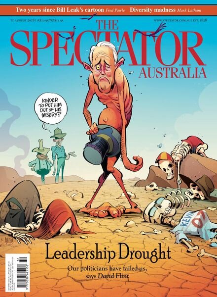 The Spectator Australia – 11 August 2018 Cover