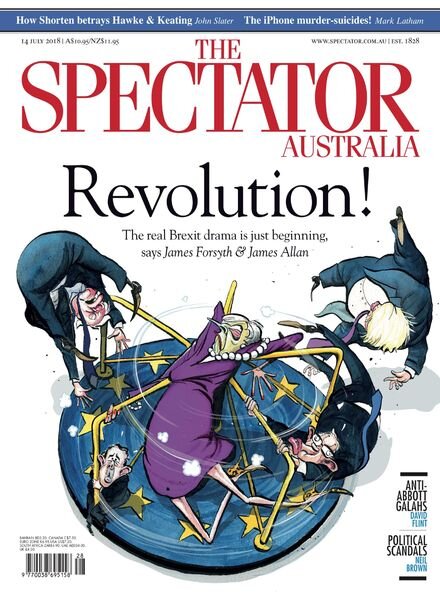 The Spectator Australia – 14 July 2018 Cover