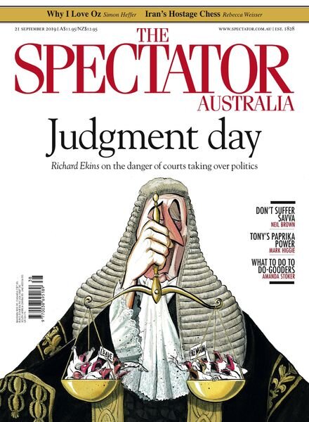 The Spectator Australia – 21 September 2019 Cover