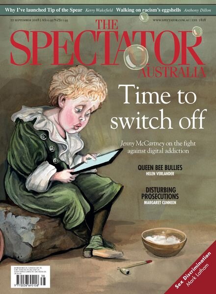 The Spectator Australia – 22 September 2018 Cover