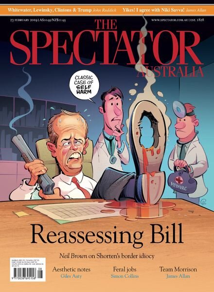 The Spectator Australia – 23 February 2019 Cover
