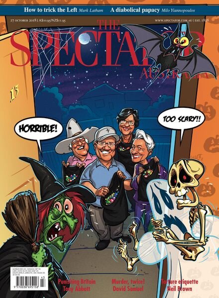 The Spectator Australia – 27 October 2018 Cover