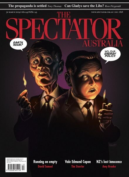 The Spectator Australia – 30 March 2019 Cover