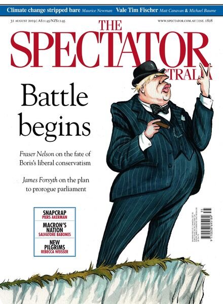 The Spectator Australia – 31 August 2019 Cover