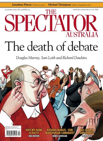 The Spectator Australia – 5 October 2019 Cover