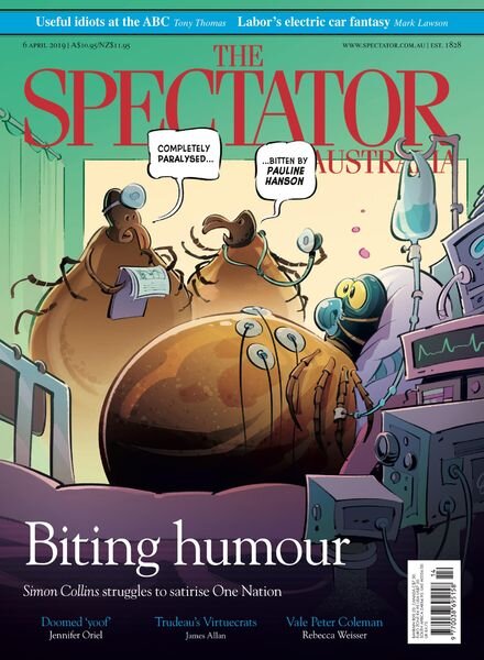 The Spectator Australia – 6 April 2019 Cover