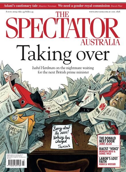 The Spectator Australia – 8 June 2019 Cover