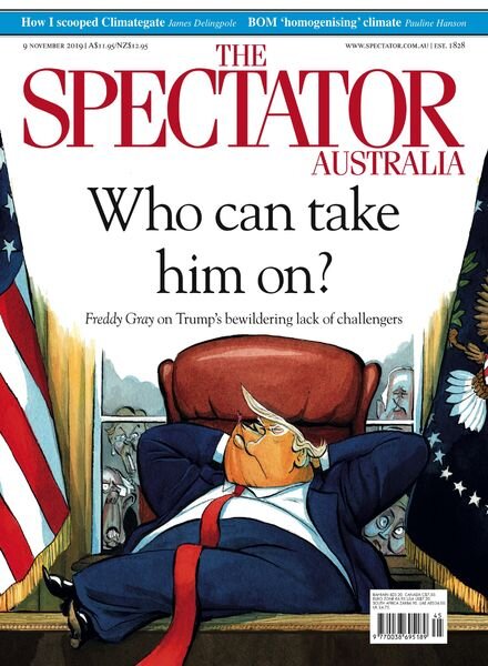 The Spectator Australia – 9 November 2019 Cover