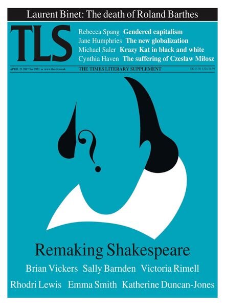 The Times Literary Supplement – 21 April 2017 Cover
