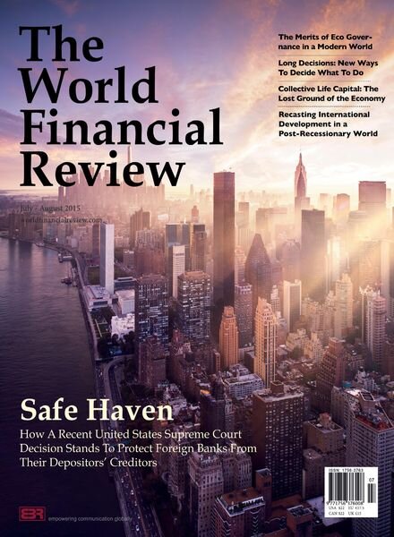 The World Financial Review – July – August 2015 Cover