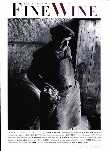 The World of Fine Wine – Issue 1 Cover