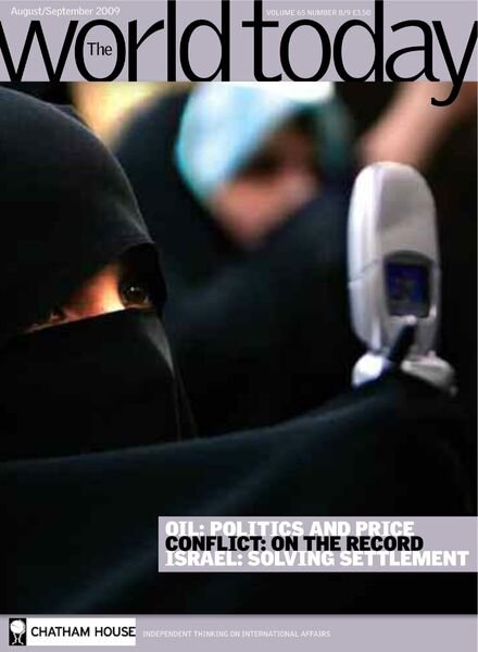 The World Today – August-September 2009 Cover