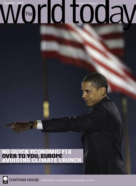 The World Today – December 2008 Cover