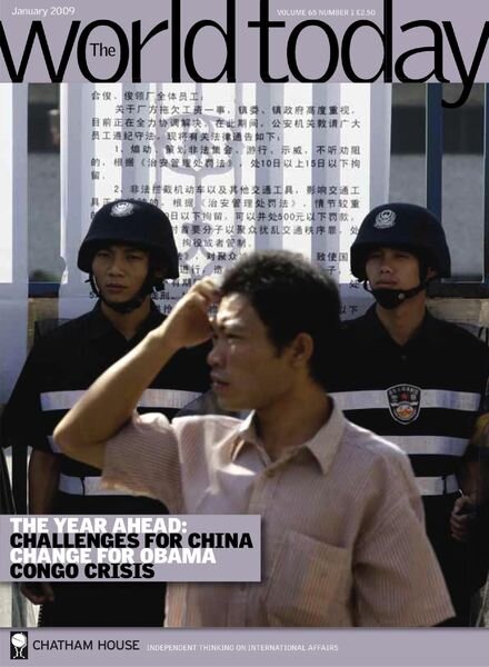 The World Today – January 2009 Cover