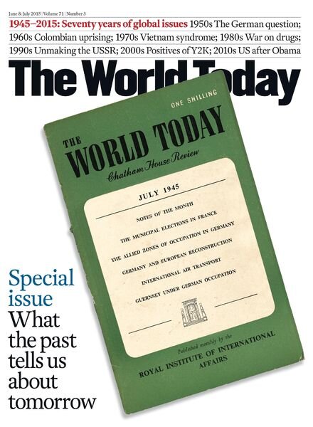 The World Today – June-July 2015 Cover