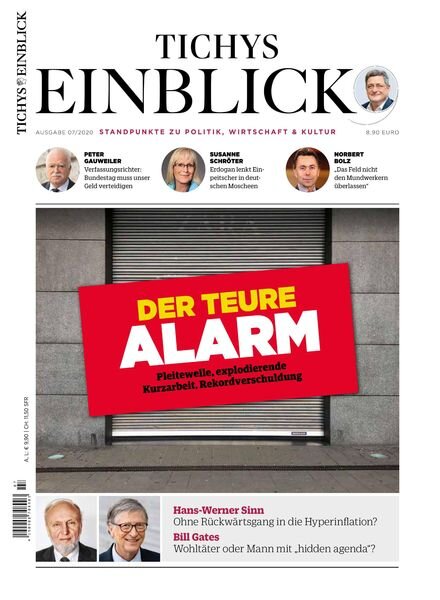 Tichys Einblick – 09 Juni 2020 Cover