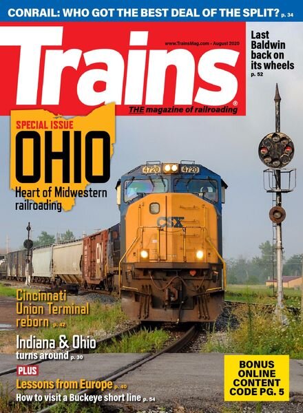 Trains – August 2020 Cover