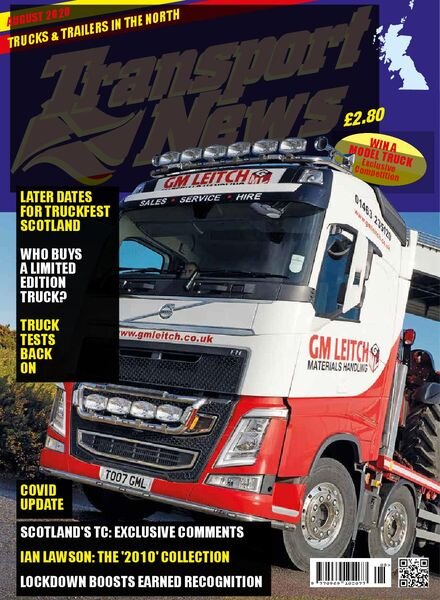 Transport News – August 2020 Cover